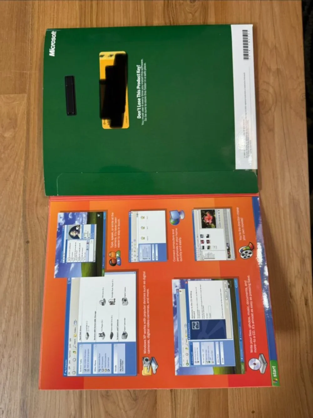 Microsoft Windows XP Home Edition Version 2002 w/ Product Install Key & Box